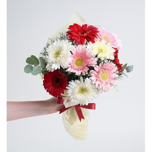 KARIŞIK GERBERA BUKETİ