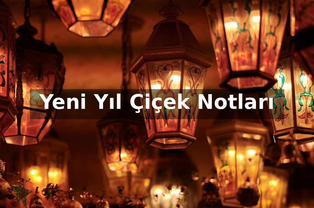 Yeni Yıl Çiçek Notları