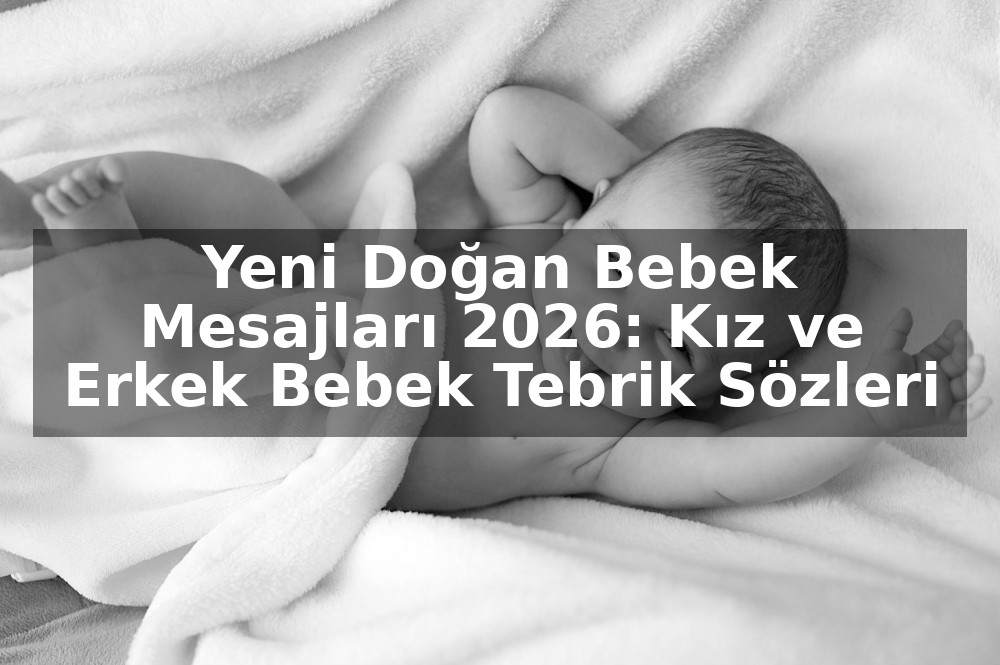 Yeni Doğan Bebek Mesajları 2026: Kız ve Erkek Bebek Tebrik Sözleri