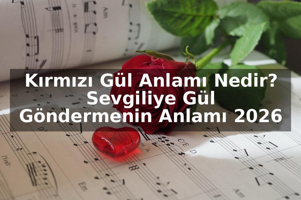 Kırmızı Gül Anlamı Nedir? Sevgiliye Gül Göndermenin Anlamı 2026