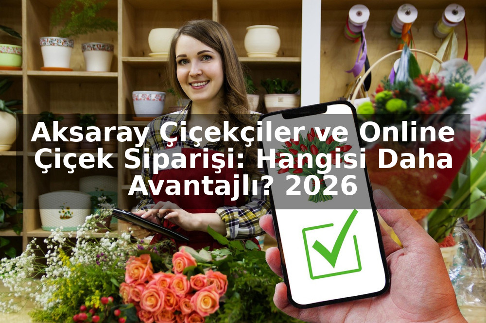 Aksaray Çiçekçiler ve Online Çiçek Siparişi: Hangisi Daha Avantajlı? 2026
