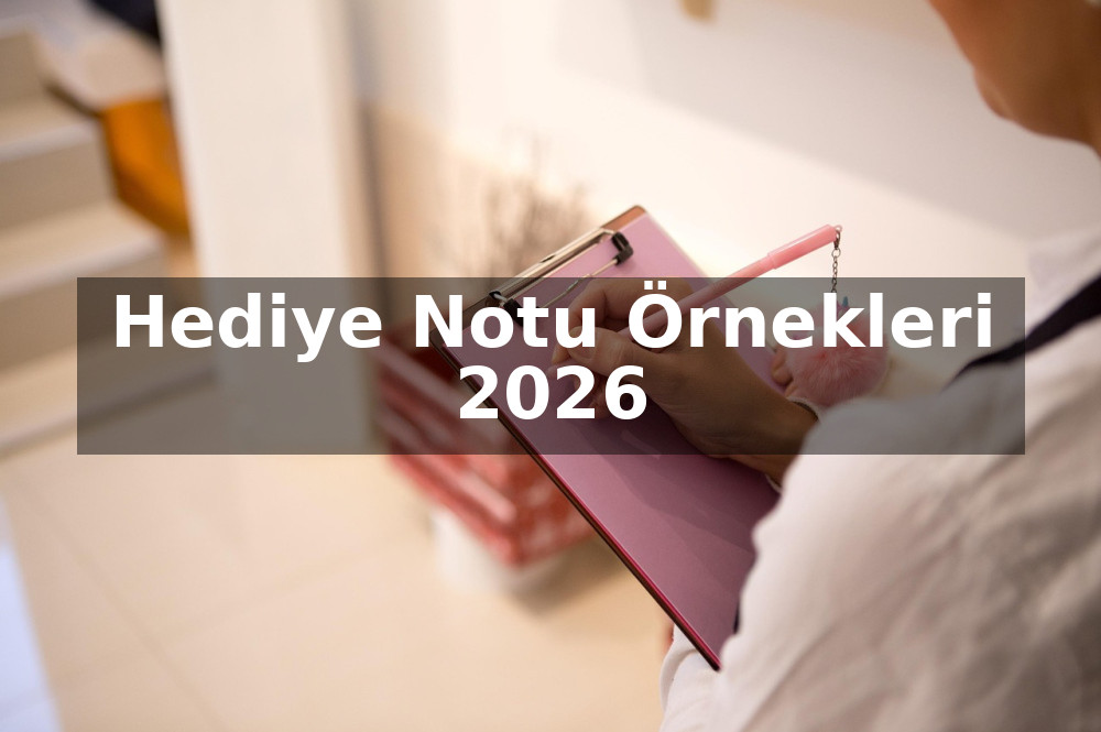 Hediye Notu Örnekleri 2026