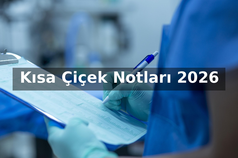 Kısa Çiçek Notları 2026