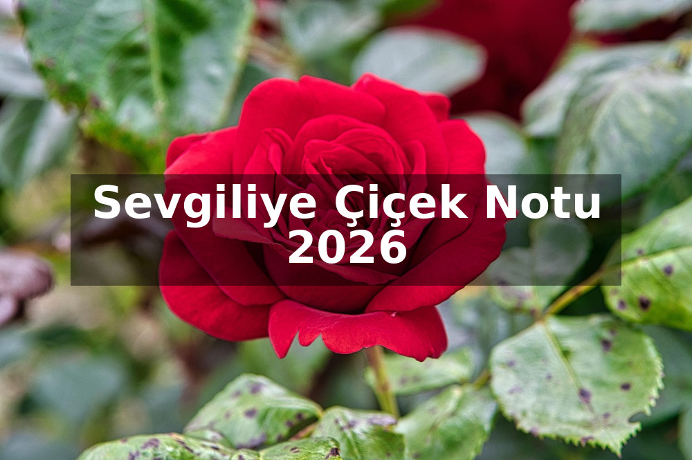 Sevgiliye Çiçek Notu 2026