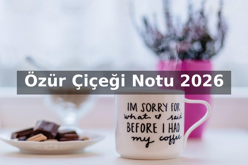 Özür Çiçeği Notu 2026