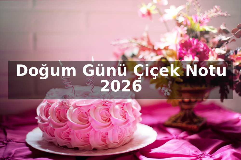 Doğum Günü Çiçek Notu 2026