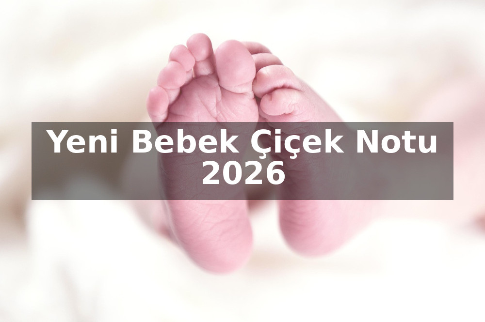 Yeni Bebek Çiçek Notu 2026