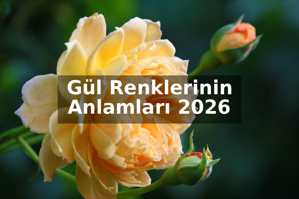 Gül Renklerinin Anlamları 2026