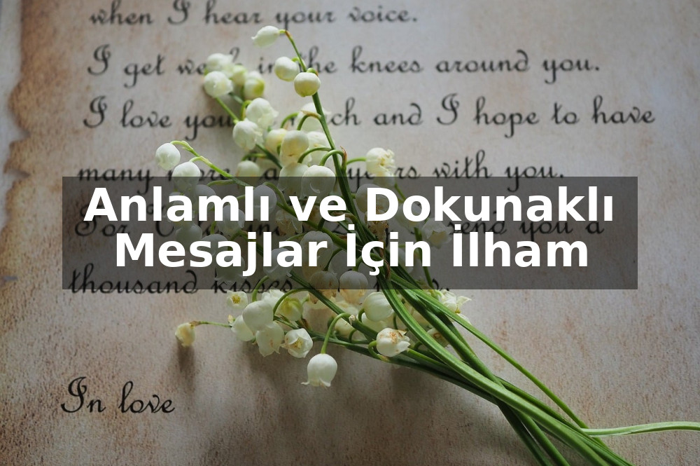 Duygusal Çiçek Notları: Anlamlı ve Dokunaklı Mesajlar İçin İlham