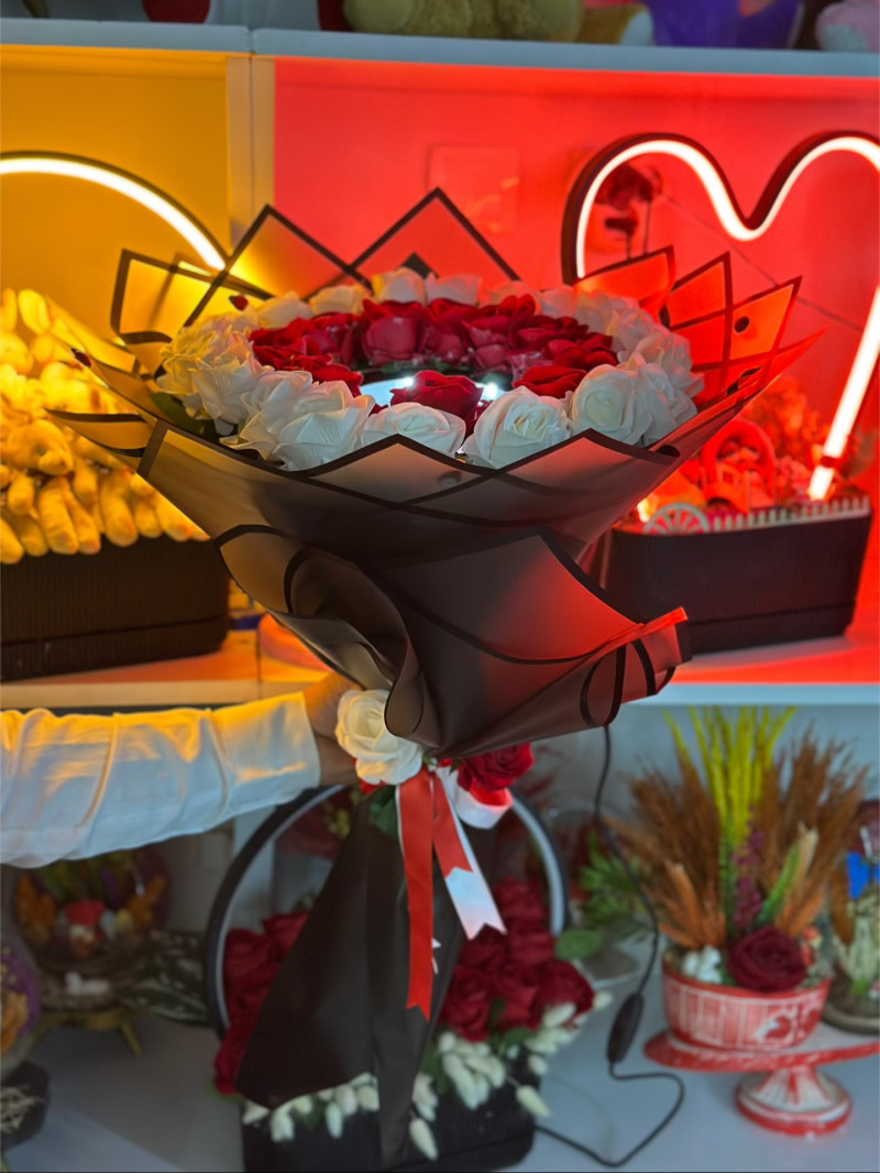 Fotoğraf/ayna/ışık/gül