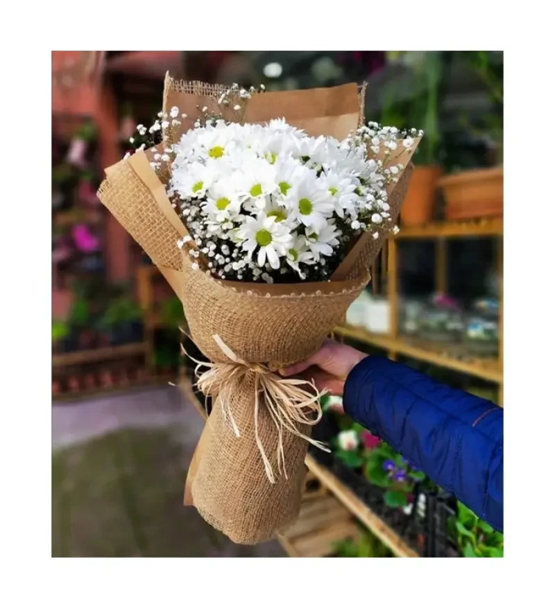 Beyaz Papatya Buketi