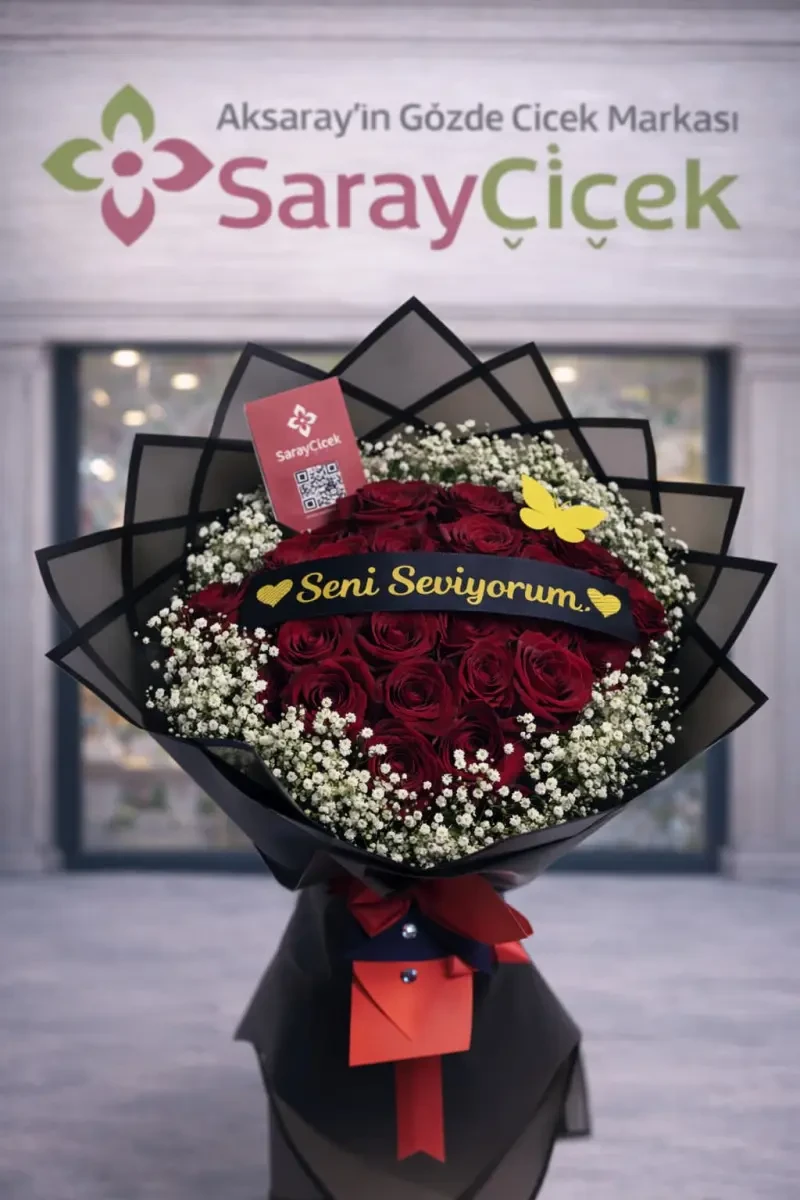 canlı gül seni seviyorum 