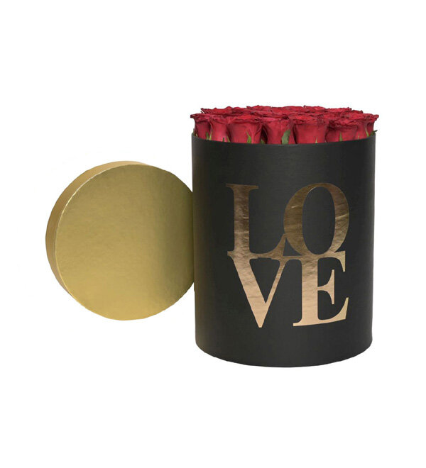 Love Kutuda 30 Kırmızı Gül